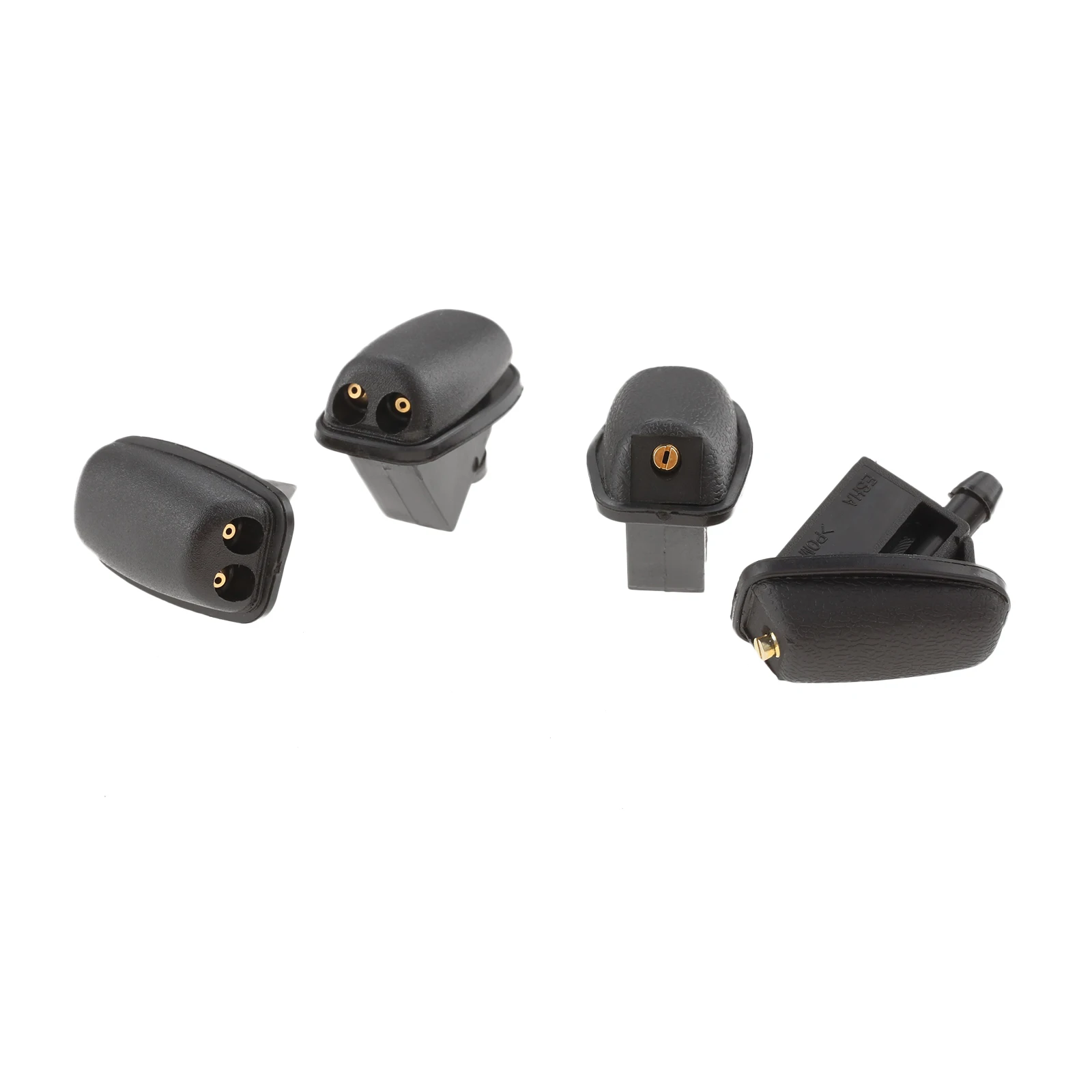 2Pcs car Front Windshield Washer Jet Spray Nozzles 1-hole / 2-holes For Ford Focus MK2 MK3 2005-2012 Fiesta 2001-2008