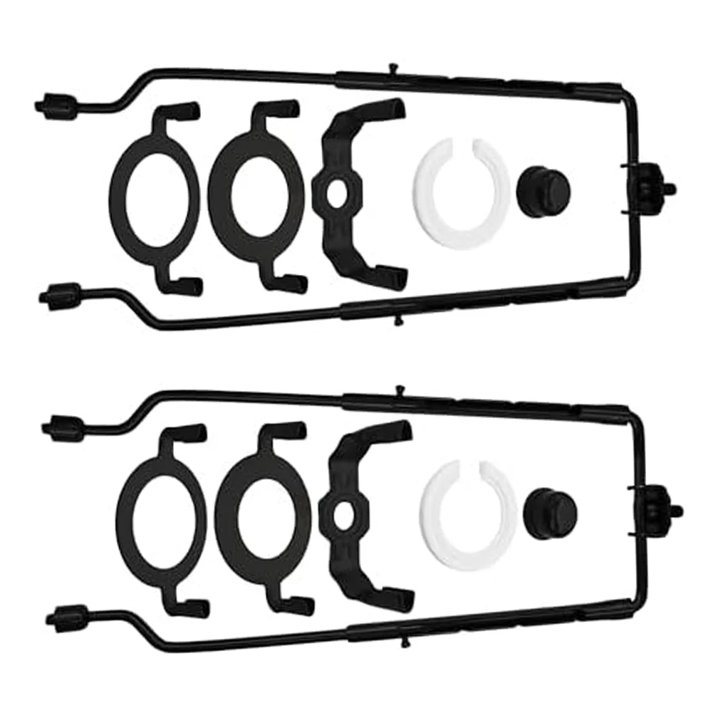 Adjustable Lamp Shade Harp Frame Kit for Standard Lamp Shades 7-10 Inches Wide Compatible with Multiple Base Types
