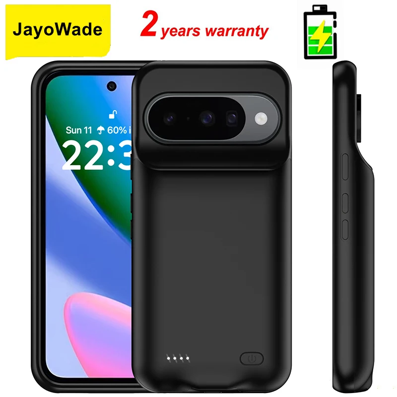 10000Mah Battery Charger Case For Google Pixel 9 Pro XL Power Case Pixel9 Power Bank For Google Pixel 9A Pro XL Battery Case