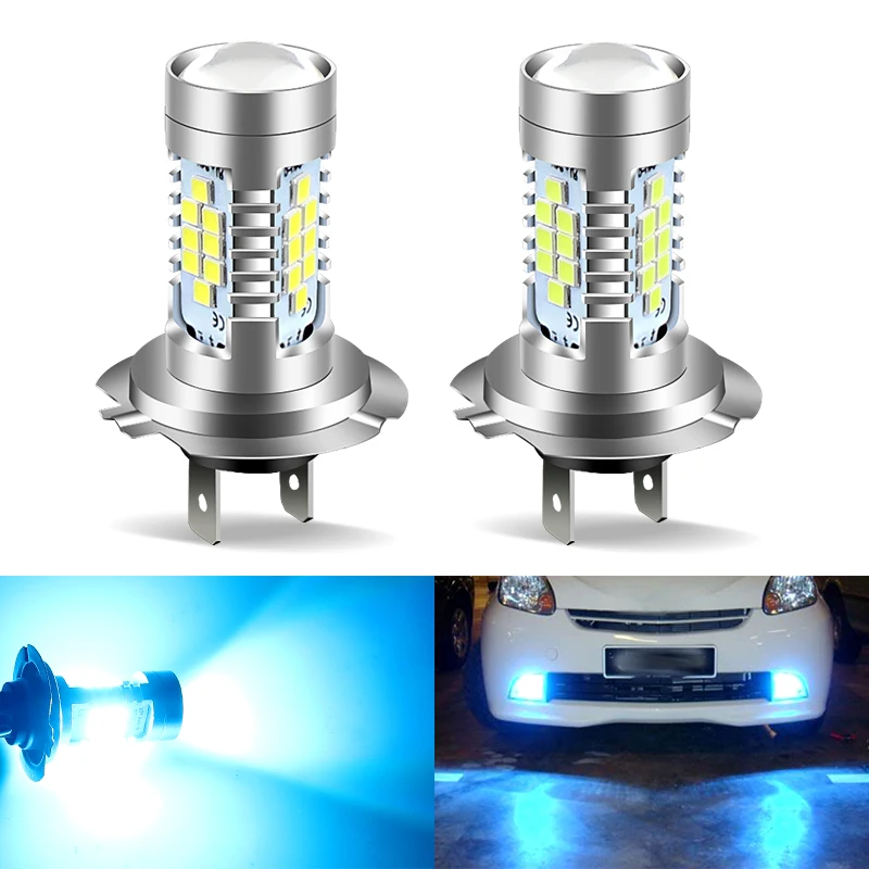 2PCS H7 LED CANBUS Nebel licht Kein Fehler 1:1 Mini Weiß/Eisbule Lampe High Power Auto lampen Plug & Play 12V auto zubehör