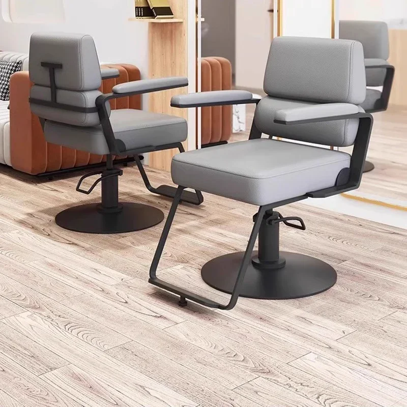 메이크업 빈티지 이발사 의자 미용사 미적 안장 작업 의자 미용실 사무실 의자 Taburete 가구 미용실