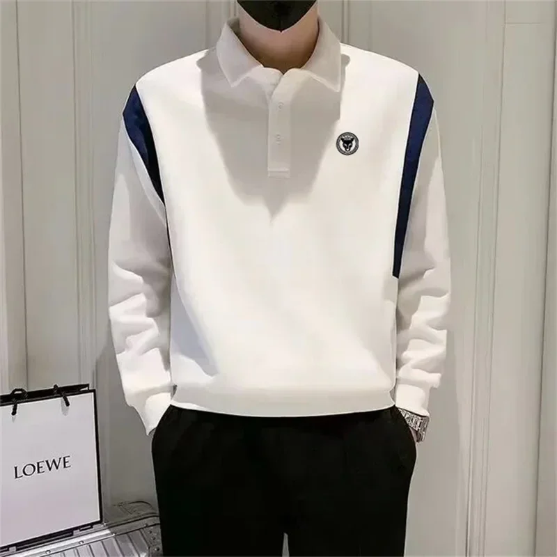 High-quality Golf Polo Autumn Golf Wear Men 2024 Luxury Brand Golf T-shirt Fashion Long Sleeves Casual Top Men Golf Clothing