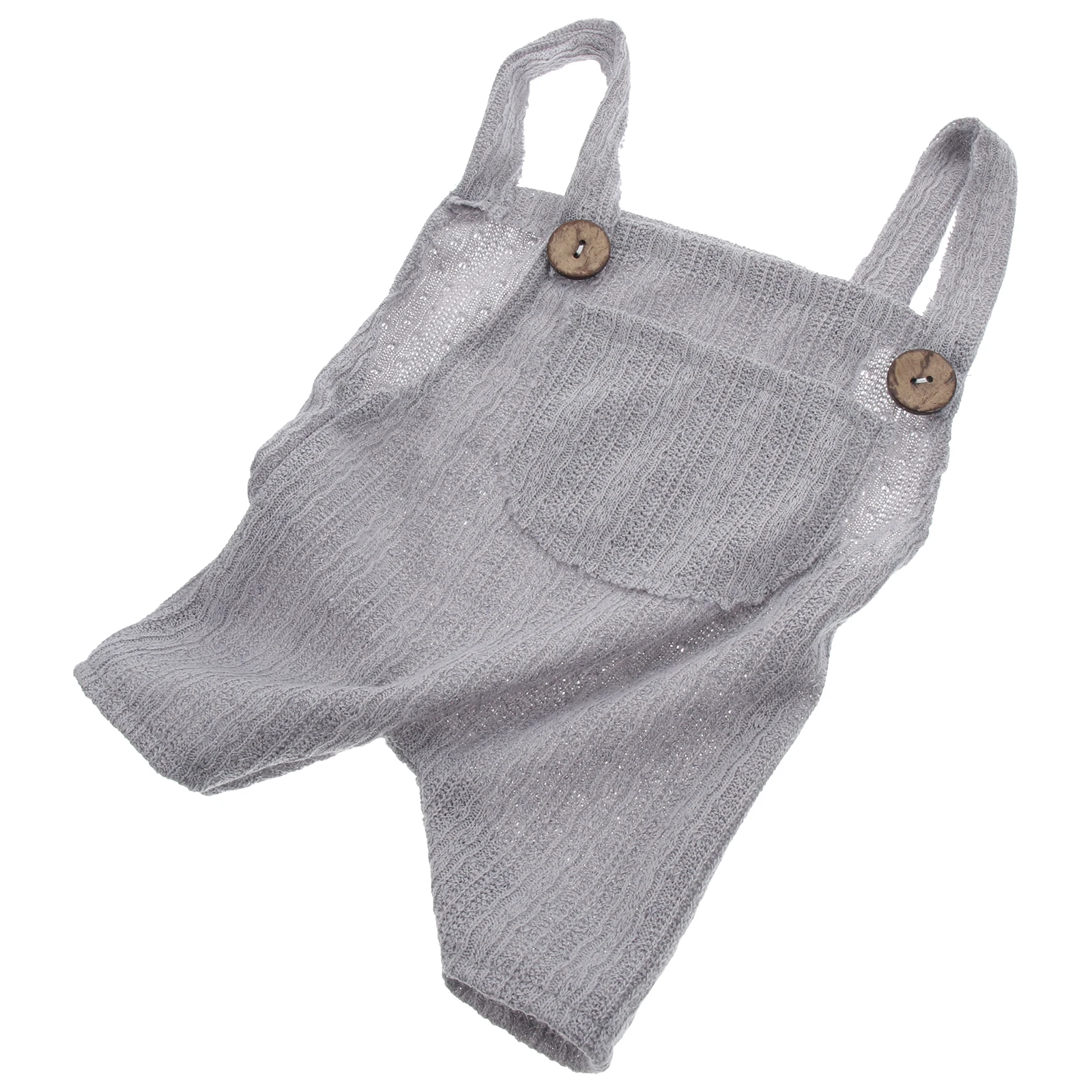 

Baby Strap Jumpsuits Newborn Summer Outfit Gray Sleeveless Suspenders Unisex Clothes Baby Girl Boys Photo Shoot Short Pants
