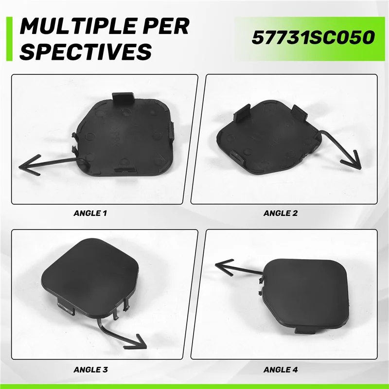 OB-Rear Bumper Towing Hook Cover Cap Tow Hook Trim Garnish Shell Lid For Subaru Forester SH 2009-2013 57731-SC050