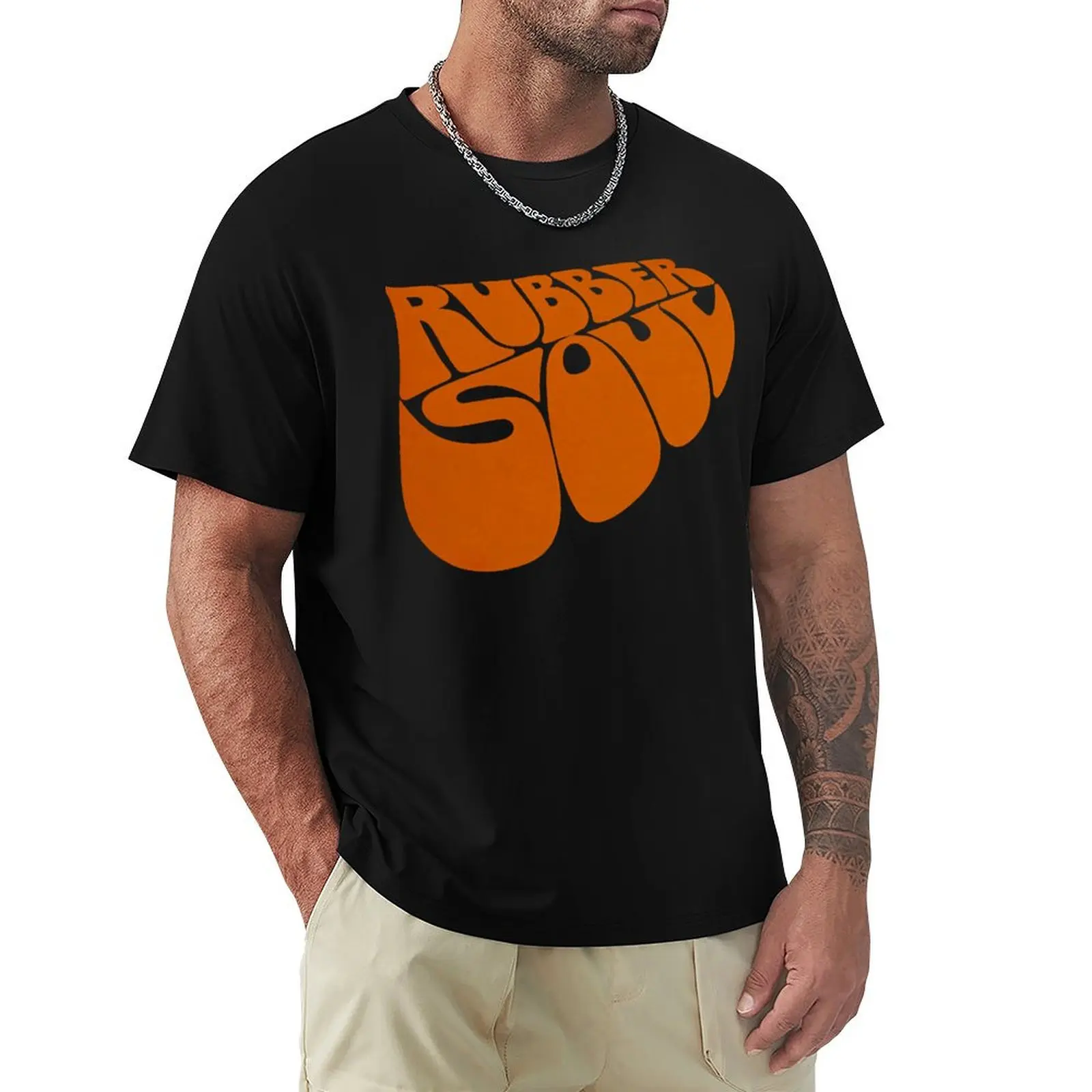 

Rubber Soul Logo T-Shirt funny costumes custom t shirt t shirt men