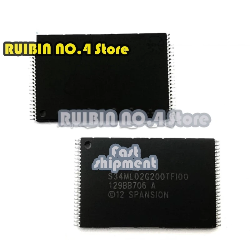 10pcs/lot S34ML02G200TF100 CY62148BLL-70SI H27U2G8F2CTR-BC H57V1262GTR-60C H5DU5162ETR-E3C flash memory chips