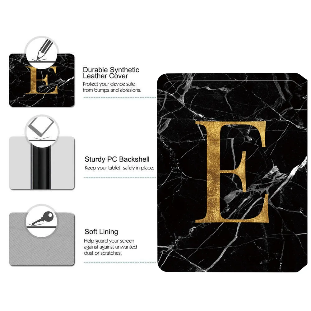 For Kindle Paperwhite 5 11th M2L3EK Case Initial Name Cover for Kindle 10th/8th Case for Kindle Paperwhite 5/6/7th/10th PQ94WIF