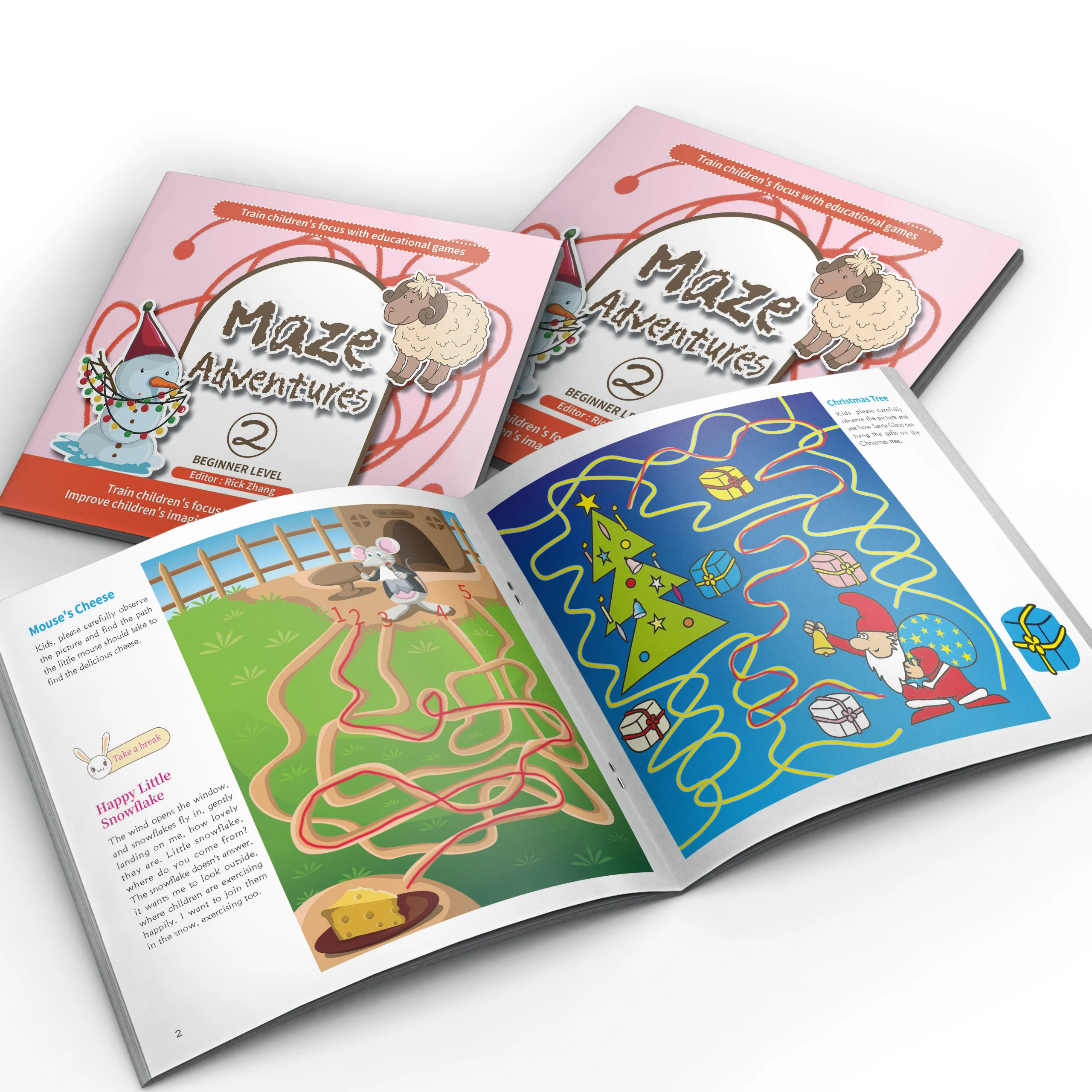 Interactive Maze Puzzle Book for Kids: Fun and Educational Adventures to Enhance Problem-Solving and Critical Thinking Skills