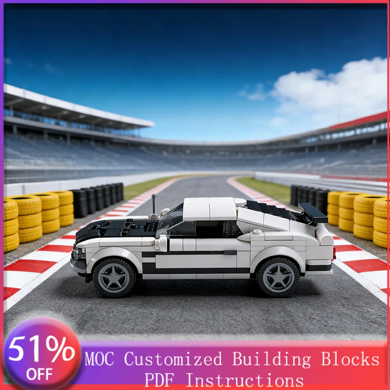 

391 PCS Racing Car muscle s MOC Customize Modular Building Block Creative Design Simple Brick Educational DIY Toy Birthday Gift