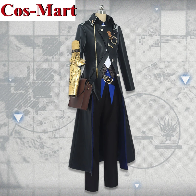 Cos-Mart Game Arknights Młynar Cosplay Costume Black Fashion Combat Uniform Unisex Activity Party Role Play Clothing