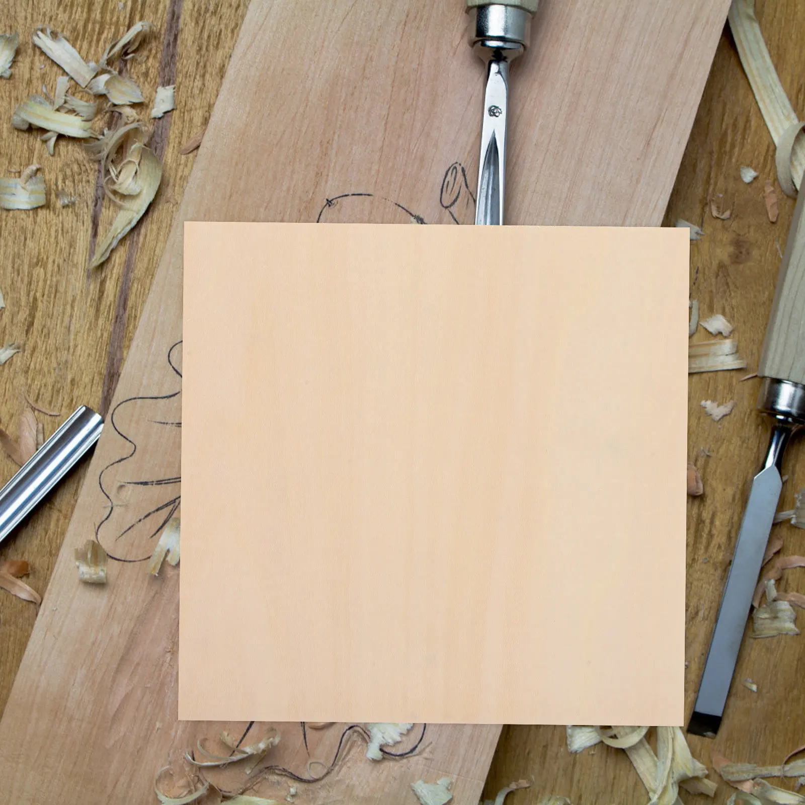 10Pcs DIY Basswood Sheets Wood Panels 4Mm Thickness Ideal for Pyrography Wood Burning and Craft Ornament DIY Basswood Sheets