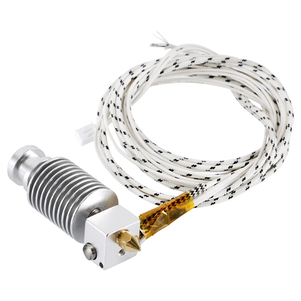 A56xq impressora 3d j-head hotend para extrusora kp3s para termistores de bloco de filamento de 1.75mm bowden hotend kit bocal mk8