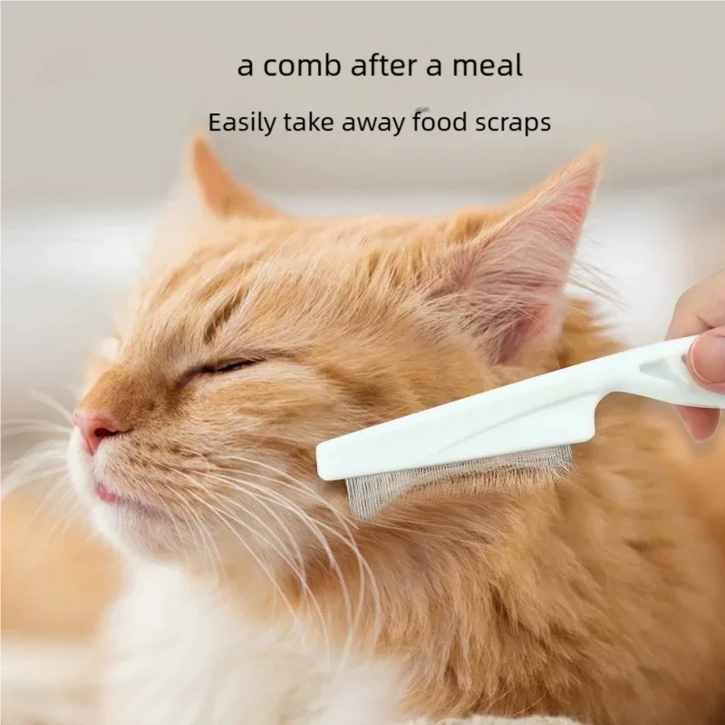 Home Pet Animal Care Comb Protect Flea Comb for Cat Dog Pet Stainless Steel Comfort Flea Hair Grooming Comb – Detail 1