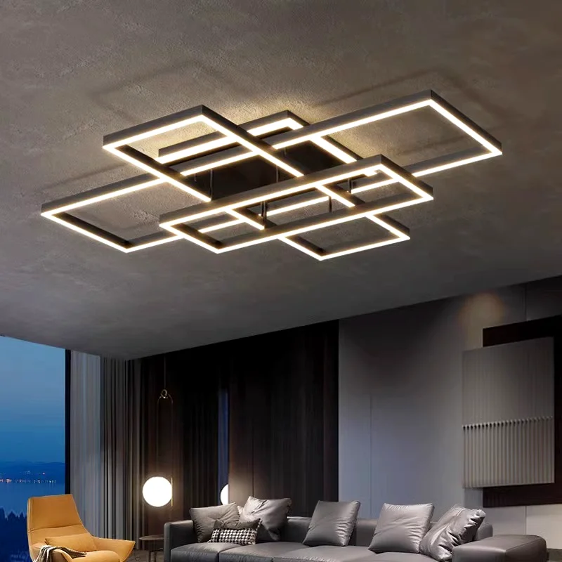 Imagem -02 - Luzes de Teto Led Nórdicas para Sala de Estar Decoração do Lar Lâmpada Decoração do Quarto Salão Menino Iluminação Interior