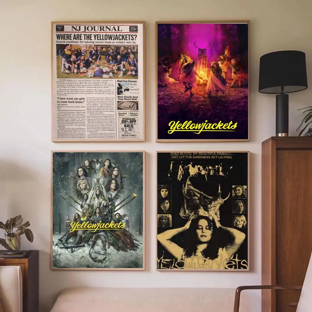 American Drama Y-Yellowjackets Poster Wall Art Prints for Bedroom Living Room Office Home Decoration Hanging Artwork Gift