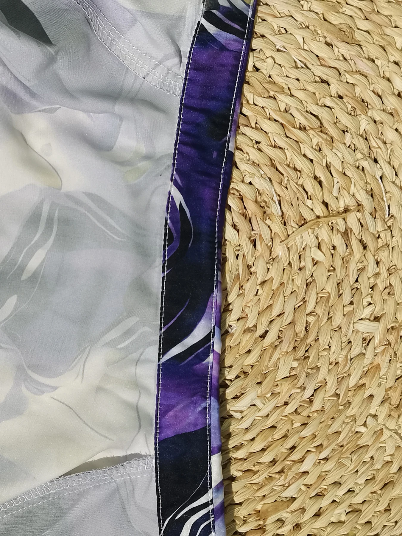 Langarmhemd mit Knopfleiste und Marmorprint, Langarmoberteile – Detail 7