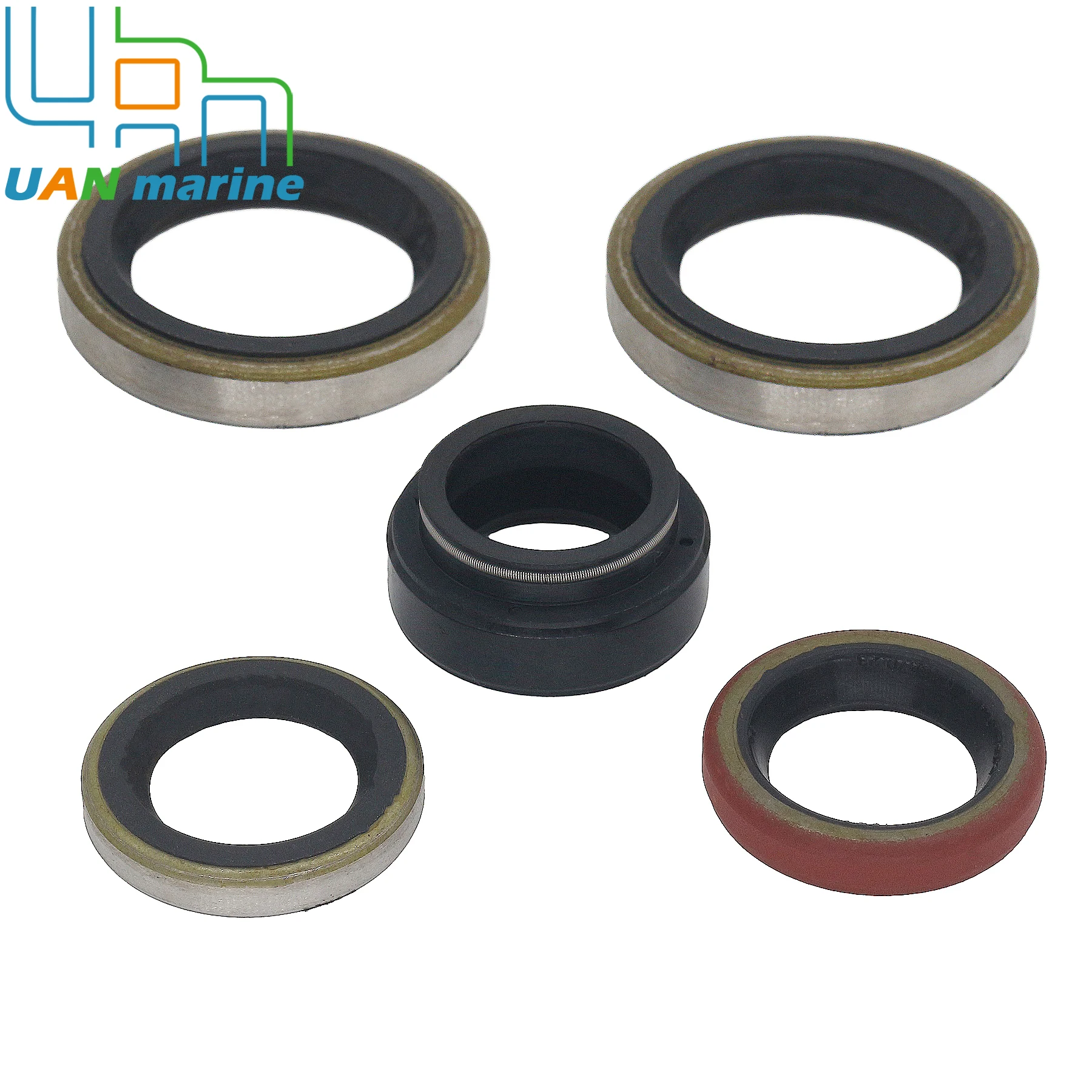 5000309 Lower Unit Seal Kit Fits for Johnson Evinrude 2 Stroke 40 45 50 55 60 65 70 75 HP Outboard Motors 777558 0396349 18-8383