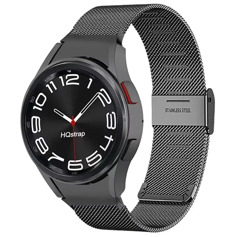 لا فجوات حزام من الفولاذ المقاوم للصدأ لساعة سامسونج جالاكسي 4 5 6 7 40 44 مللي متر 6 4 كلاسيكي 43 مللي متر 47 مللي متر سوار معدني لسوار جالاكسي 5Pro