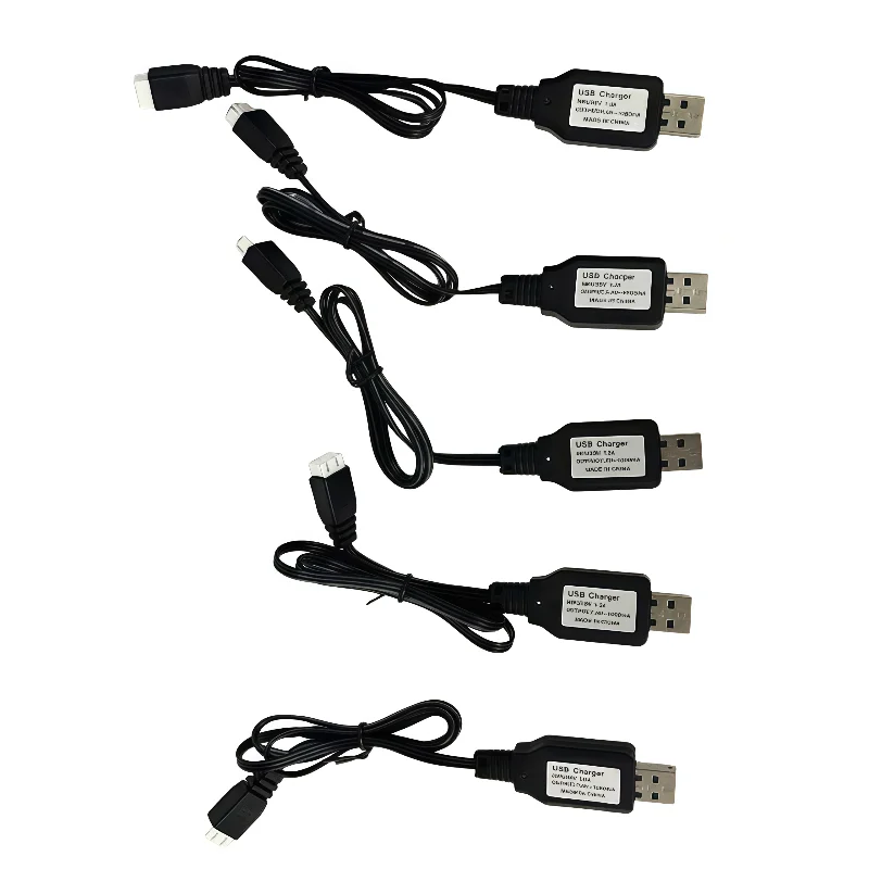 7,4V Lithium-Akku USB-Ladekabel für Elektrische Spielzeugpistole, Kompatibel mit XH-4P-7.4V-3P Weißer Stecker DC5V – Detail 3