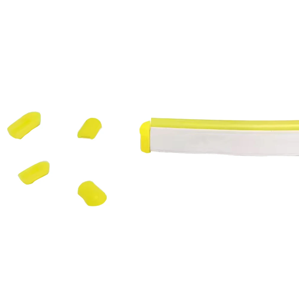 LED Strip End Cap Silicone High Quality Accessories Buckle for 6X12 DIY Sign Neon 2835 Strip Light Tube 11 Colors