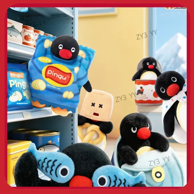 

【В наличии 】 Плюшевая глухая коробка серии Pingu Hide and Seek Cat, милый диван, настольное украшение, подарок для девочек