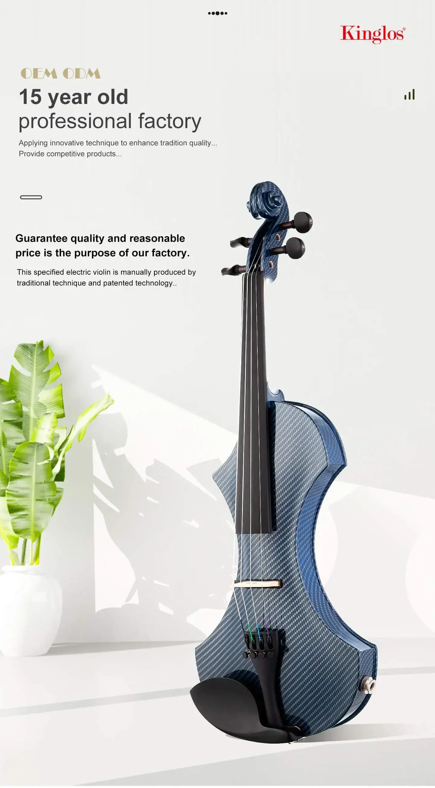 4/4 Size Electric Violin Spruce Body High Quality with Waterproof Case and Bow