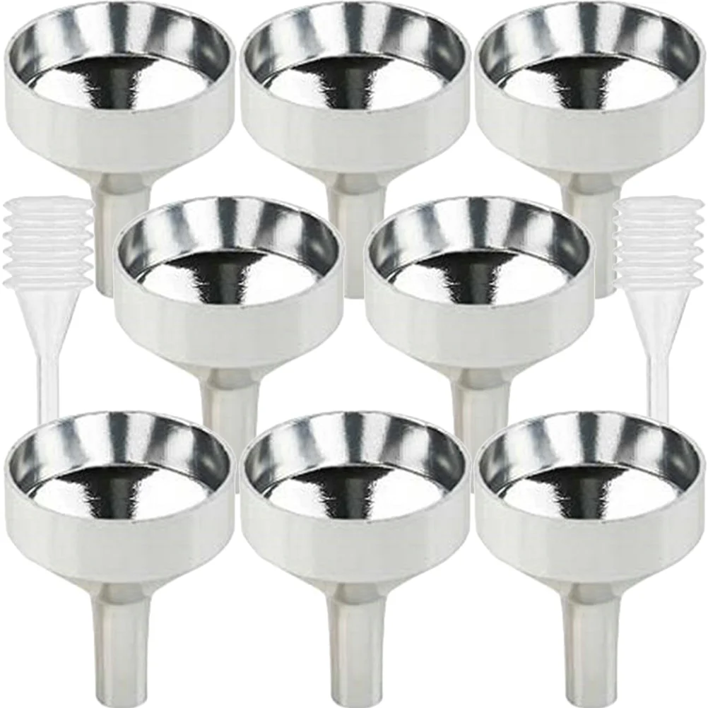 Metal Funnel Fan Dispenser Small Funnels for Bottles Mini Tiny Portable Skincare Aluminum Oxide