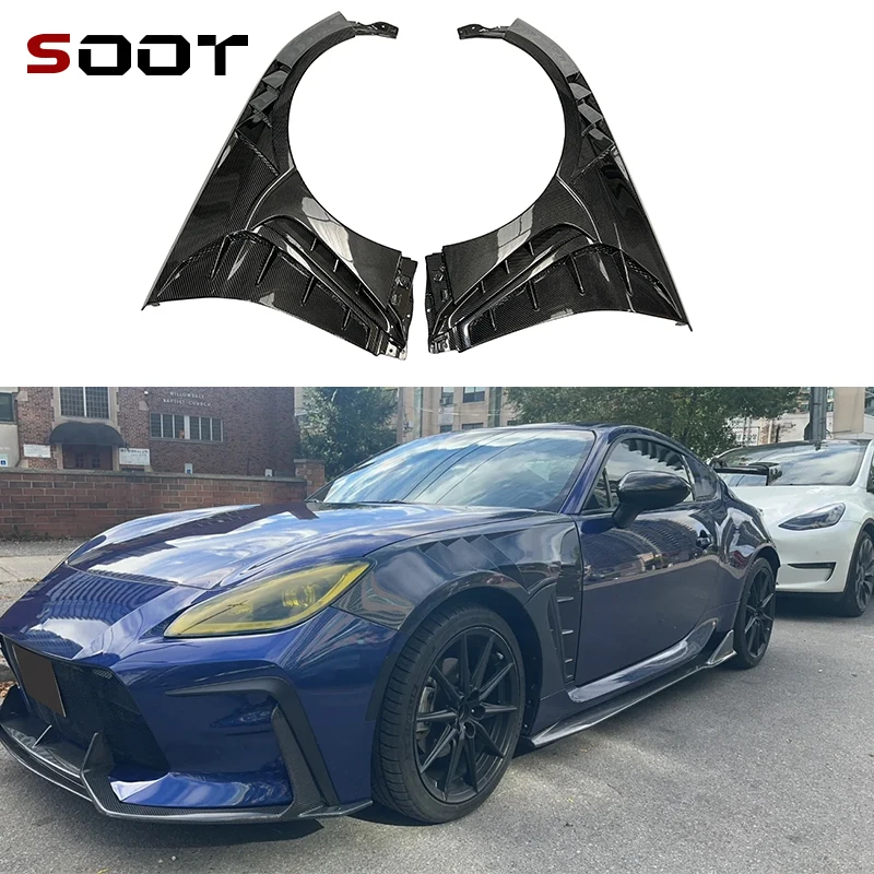 

For Toyota GR86 Subaru BRZ ZD8 Carbon Fiber Fender Retrofit the Carbon fiber replacement leaf plate Auto Parts