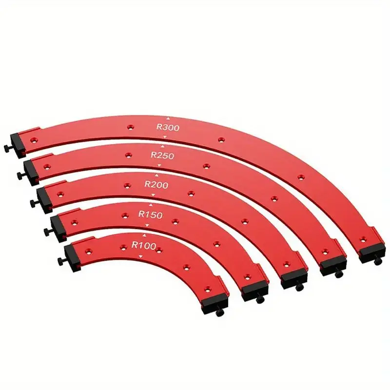 Corner Routing Guide Woodworking Corner Jig R100 R150 R200 R250 R300 Curve Guide Cabinet Edge Molding