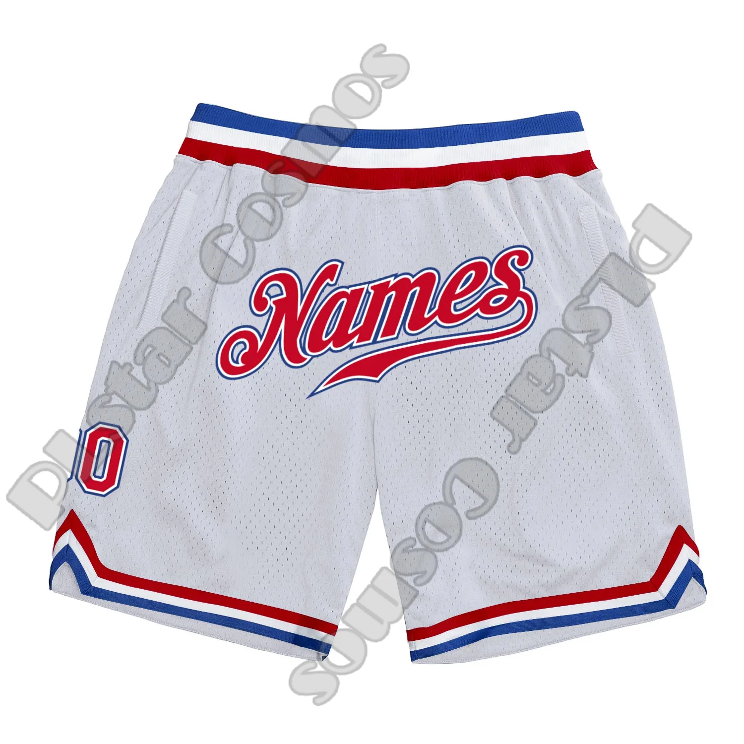 Benutzerdefinierte Name Team Nummer Basketball Shorts Hosen Retro Atmungsaktive Mesh Sportswear Vintage 3DPrint Sommer Harajuku Drop Shipping T