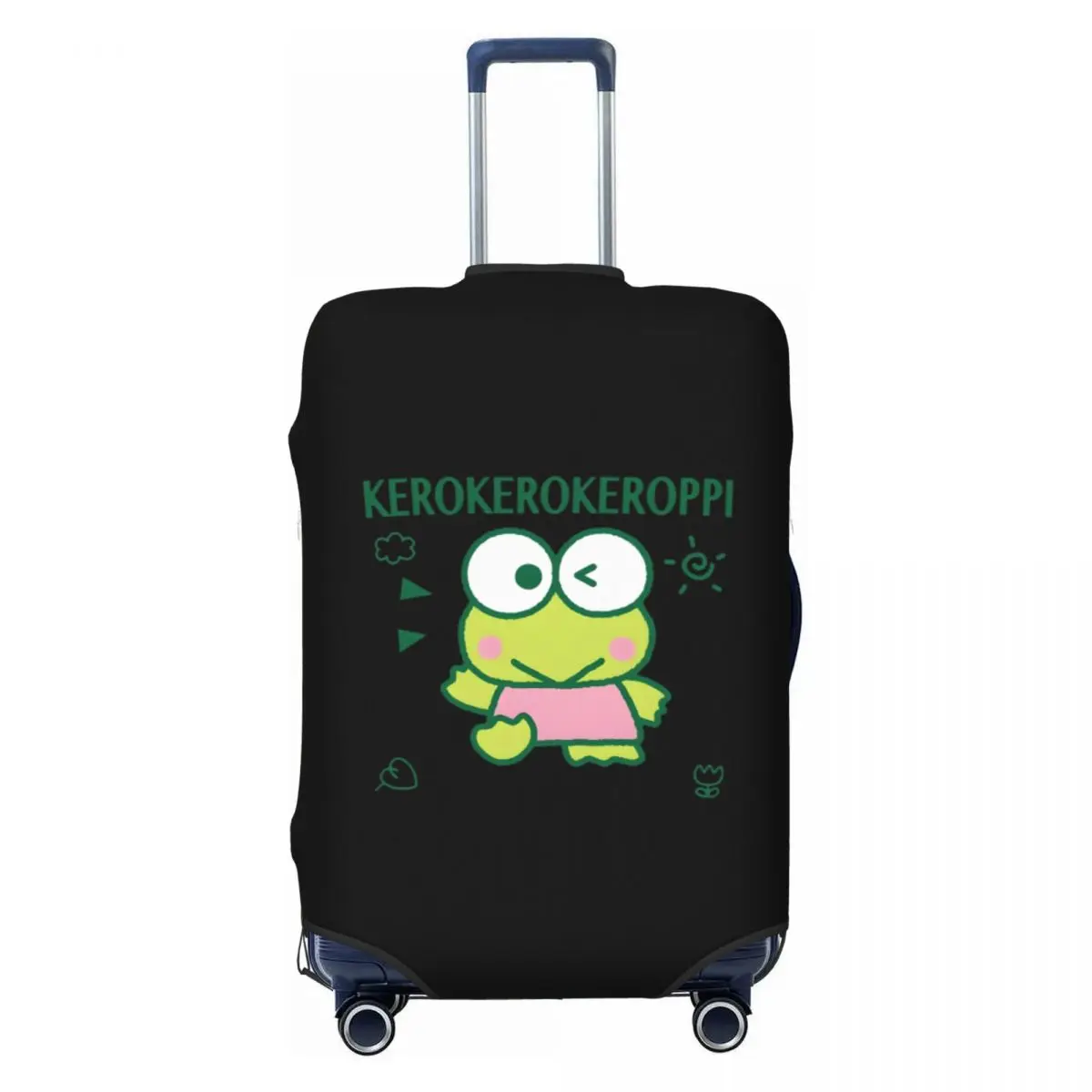 

Чехол для багажа с рисунком Keroppi на заказ, милый защитный чехол для чемодана, костюм для 18-32 дюймов