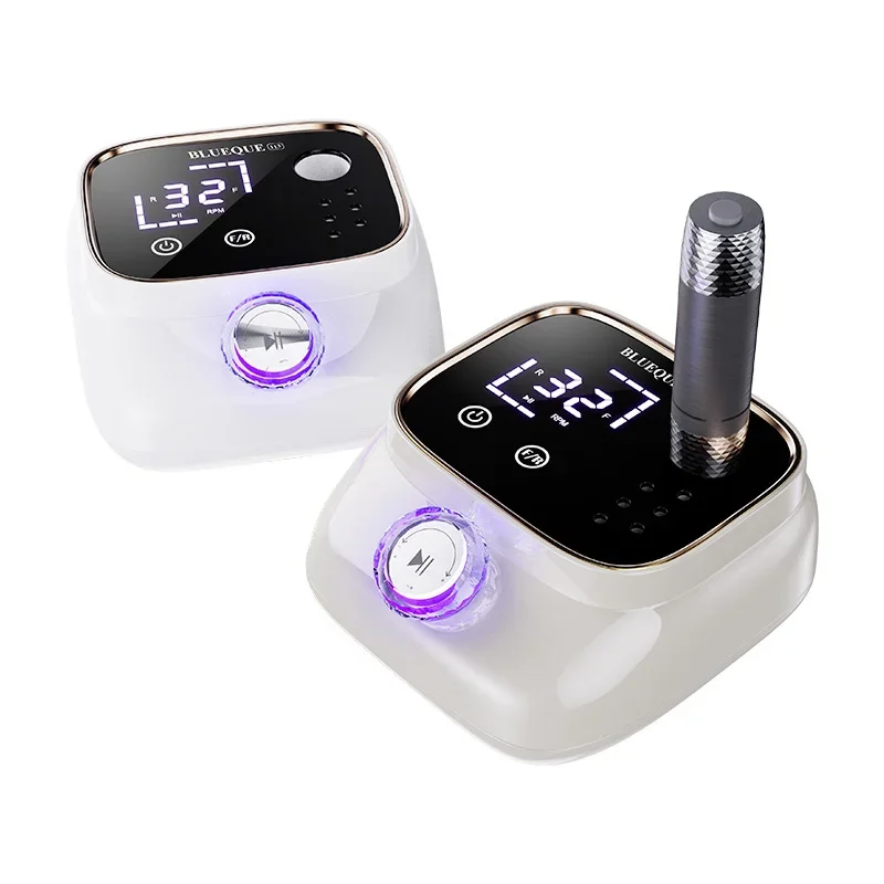 

Portable Nail Drill Electric 45000RPM Professional Nail E File Machine with Bits & Base for Acrylic Nails Remove for Salon Home