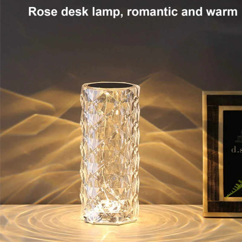 Crystal Table Lamp-Create Colorful Atmosphere Bedroom/living Room/party Through Remote And Touch Control Atmospheric Lamp LT035