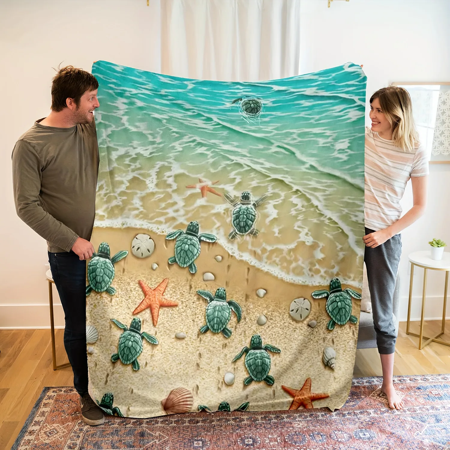 

Cozy Flannel Blanket - Soft Warm 280gsm All-Season Throw