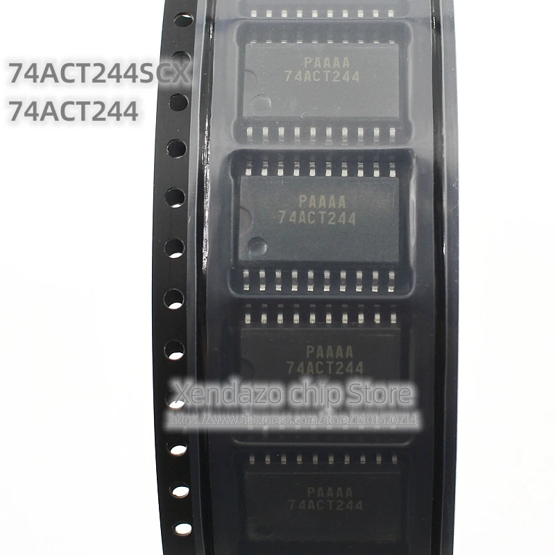 

10pcs/lot 74ACT244SCX 74ACT244 SOP-20 7.2MM package Original genuine Driver chip