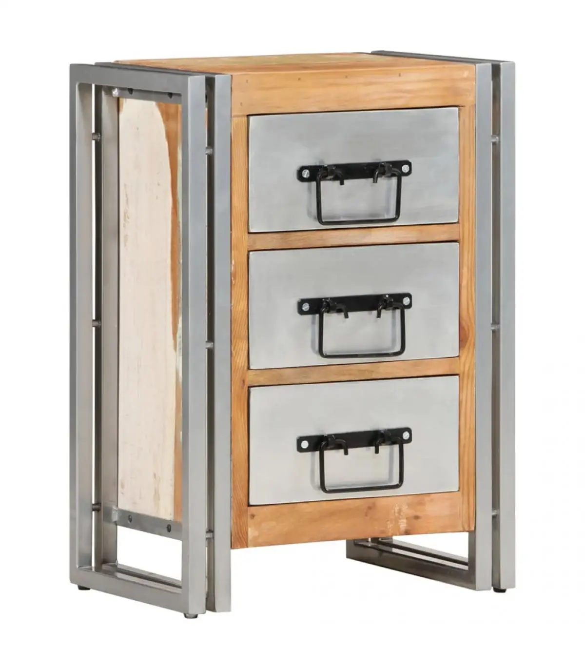 Recycled solid wood drawer units 40x30x60 cm