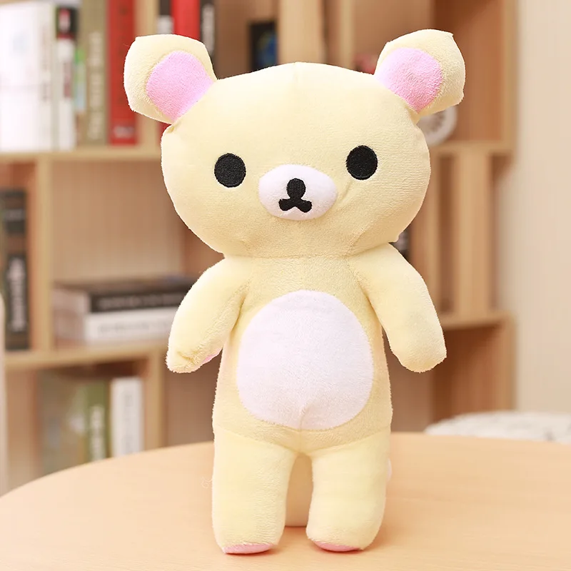 Kawaii Rilakkuma peluche animali morbido bianco marrone orso Rilakkuma bambola di pezza cuscino decorazioni della stanza regali per bambini