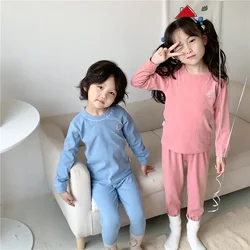 1-12 Years Children Clothes Set Warm Clothing Sets Autumn Girls Boys Padded Cotton Suit Kids Pullover + Pants 2Pcs Outfits