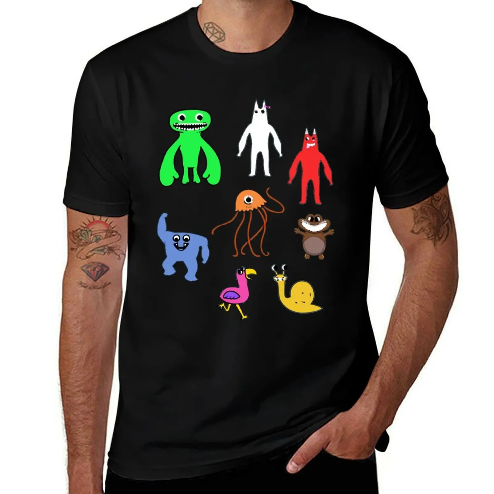 Cute Garten Of Banban Characters-packActive T-Shirt t shirts designer T-Shirt
