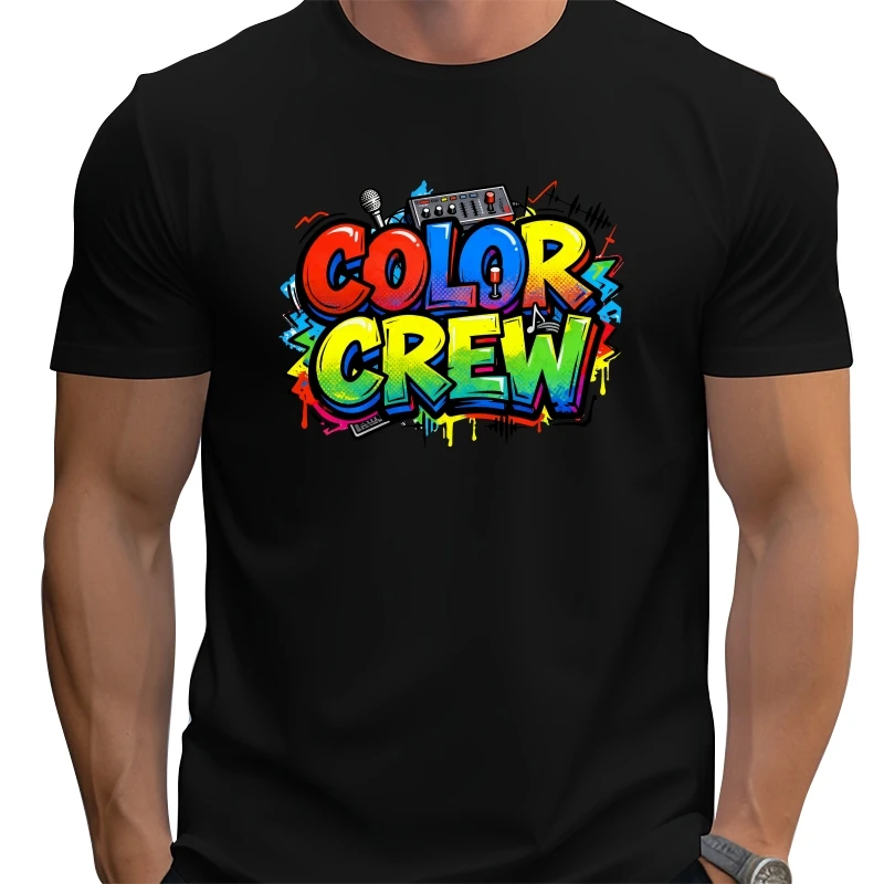 

Hip Hop Loose large size cartoon street style T-shirt cool graphic print Fun 100% Cotton Top