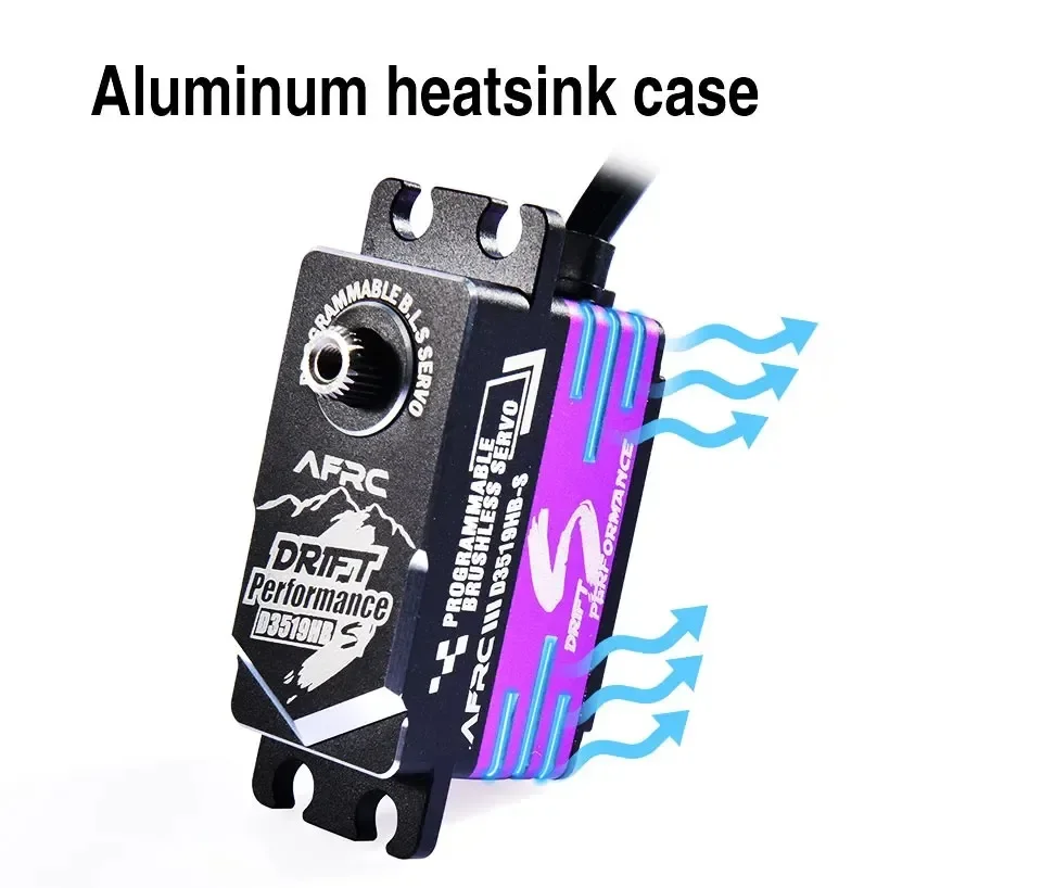 

D3519HB-S Low Profile Programmable HV Brushless Servo for Etc Drift RC Car DIY Assembly Upgrading
