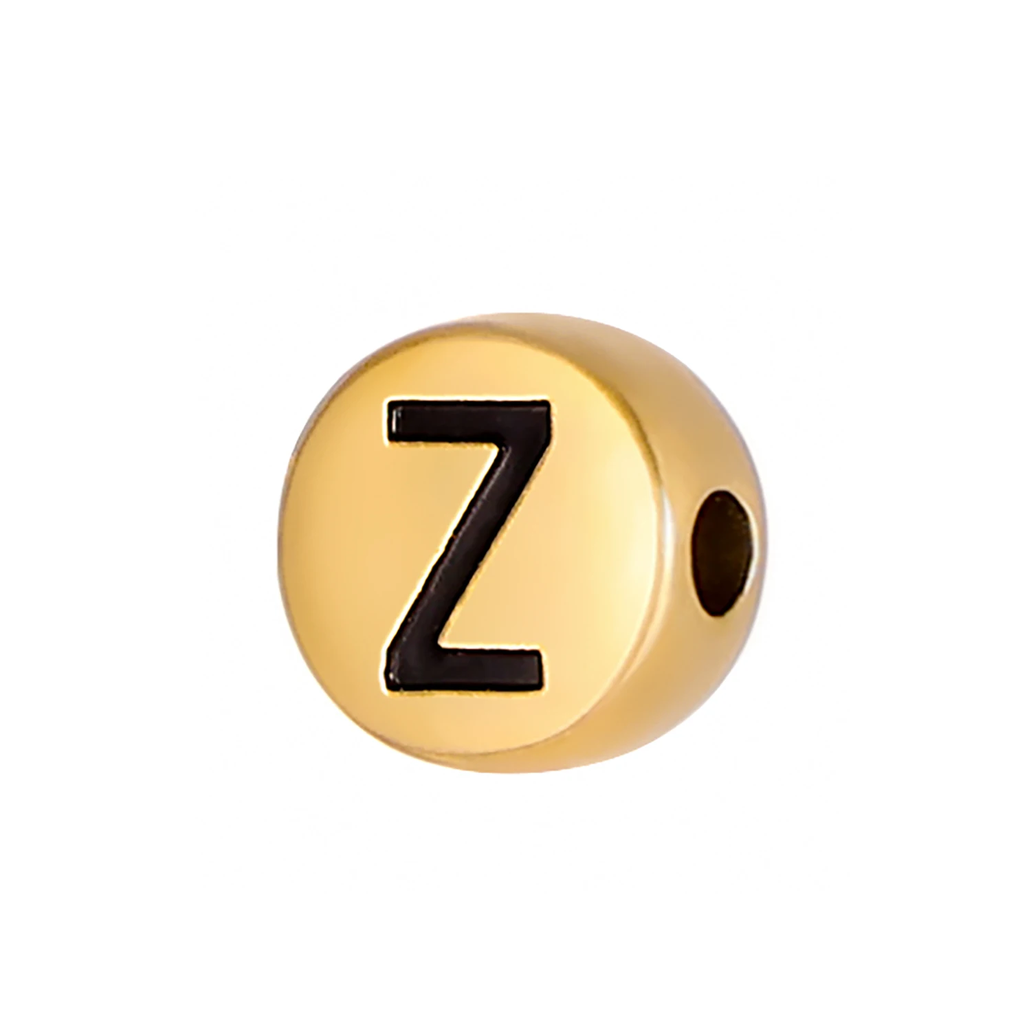 Trendiges vergoldetes Edelstahl-Charms-Set mit 26 Buchstaben, Herzblase, Initiale A-Z, Alphabet, Buchstabe, Sternzeichen-Anhänger für DIY-Schmuck – Detail 4