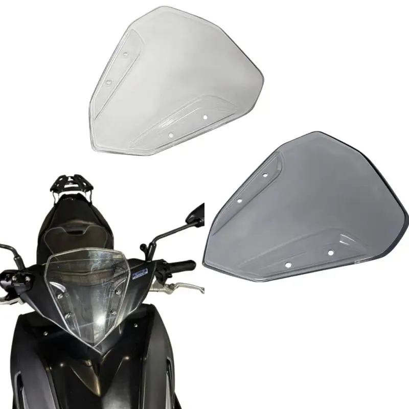 Clear Windshield Visor Weatherproof Easy Mount 1Pcs Compatible with  Aerox 155 V1 V2 V3 NVX 155