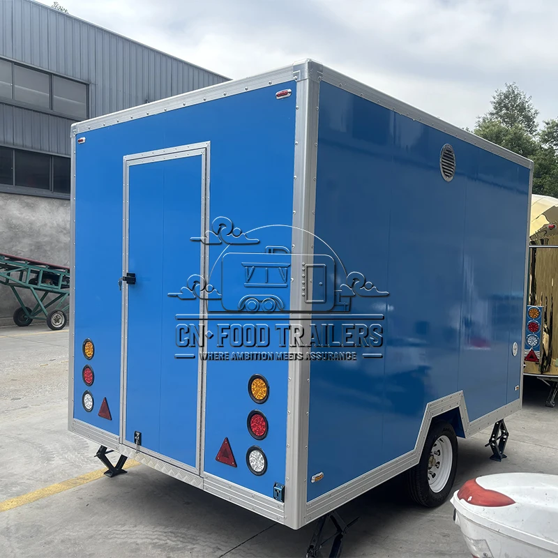 

CN Food Trailer Mobile Food Truck Trailer for Coffee Lemonade and Hot Dog CE Certificate Fast Food Concession