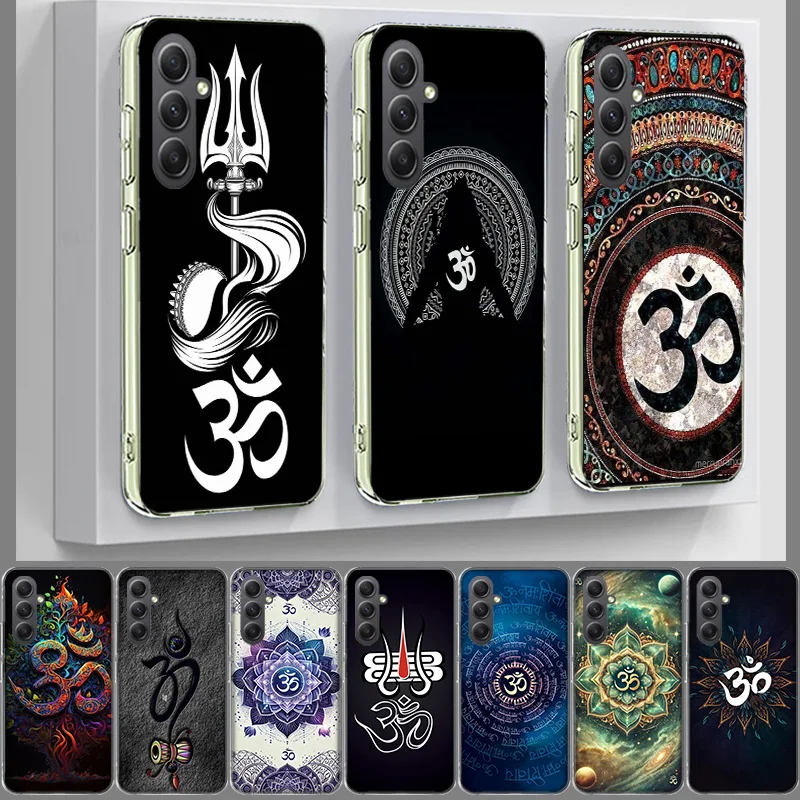 Om Symbol Meditation and Creativity Phone Case for Samsung A17 A37 A57 A07 A16 A26 A36 A56 A06 A02S A12 A22 A32 A52S A04S A14 A2