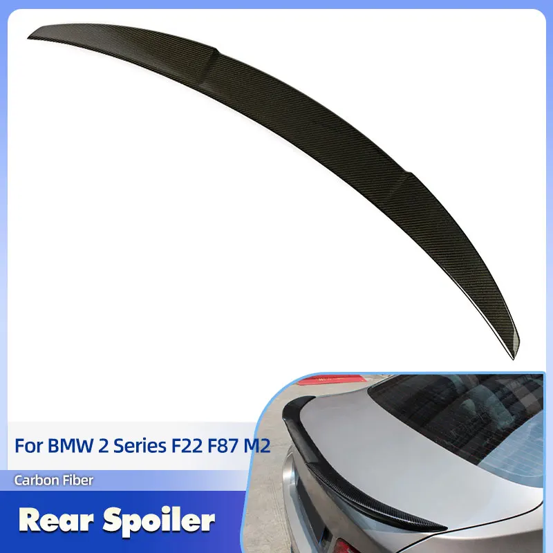 

Car Rear Trunk Spoiler Wings Full Carbon Fiber for BMW 2 Series F22 F87 M2 Coupe 2014-2018 Rear Spoiler Boot Wing Lip Body Kit