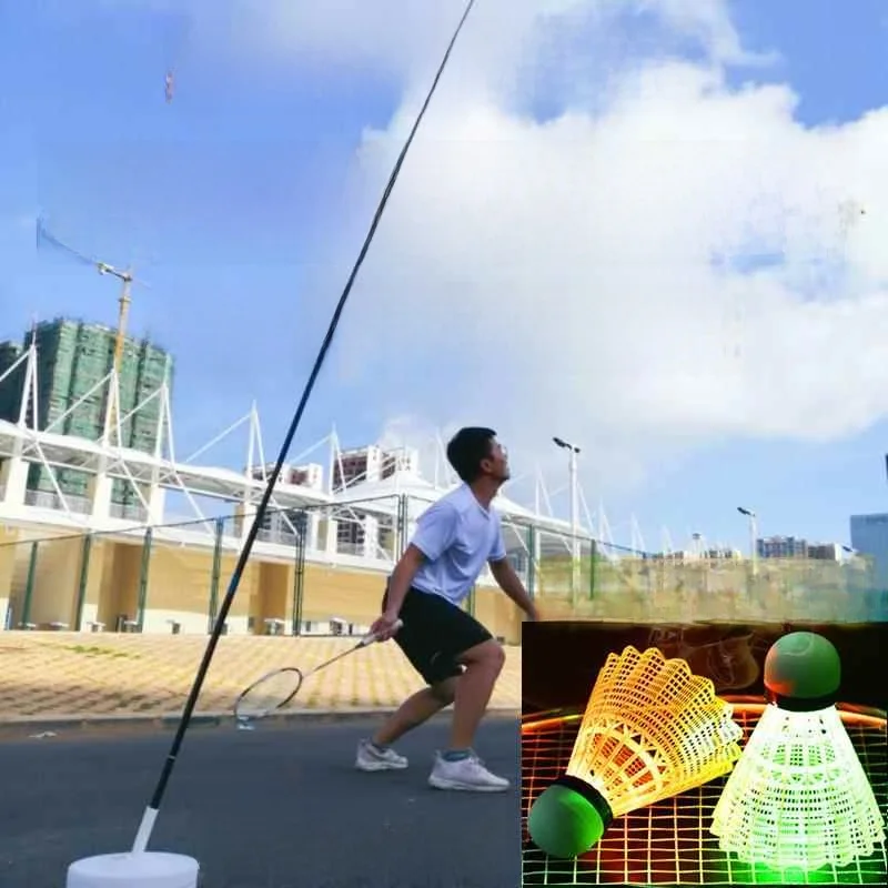 

Auatic Badminton Trainer Fitn Training Partner Ball Return System Single Player Practice Equipment Spring 2026 Release