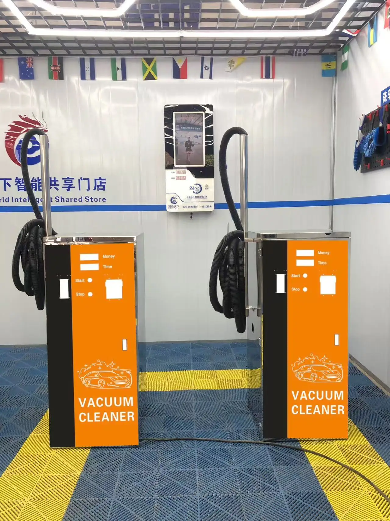 Intelligent Unmanned Operation Self Service Vacuum Cleaner Professional Car Vacuum Cleaner Supports Various Currencies Languages