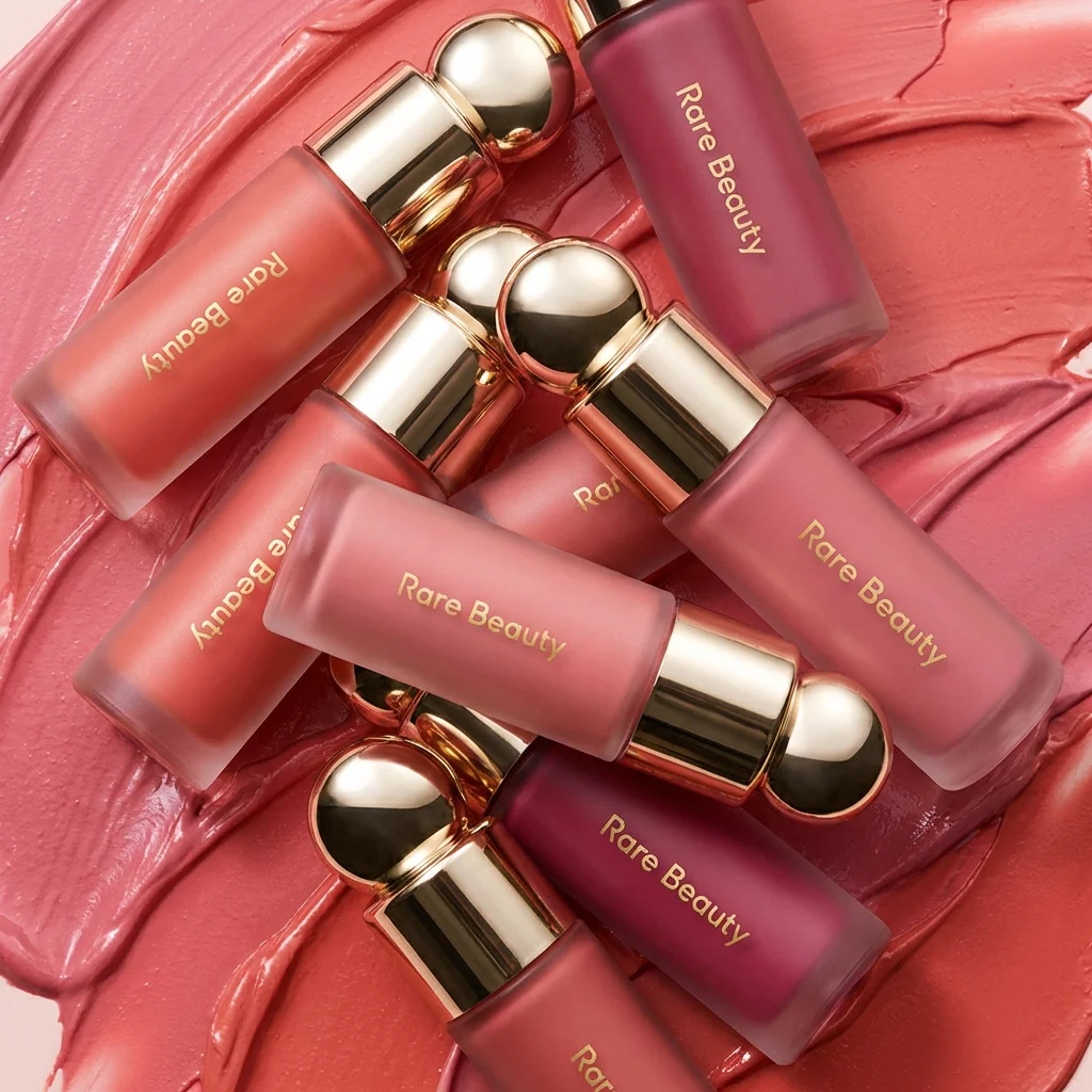 Rara belleza suave pellizco rubor líquido sedoso y deslizar suavemente maquillaje regordete de larga duración a prueba de errores incentivar la suerte