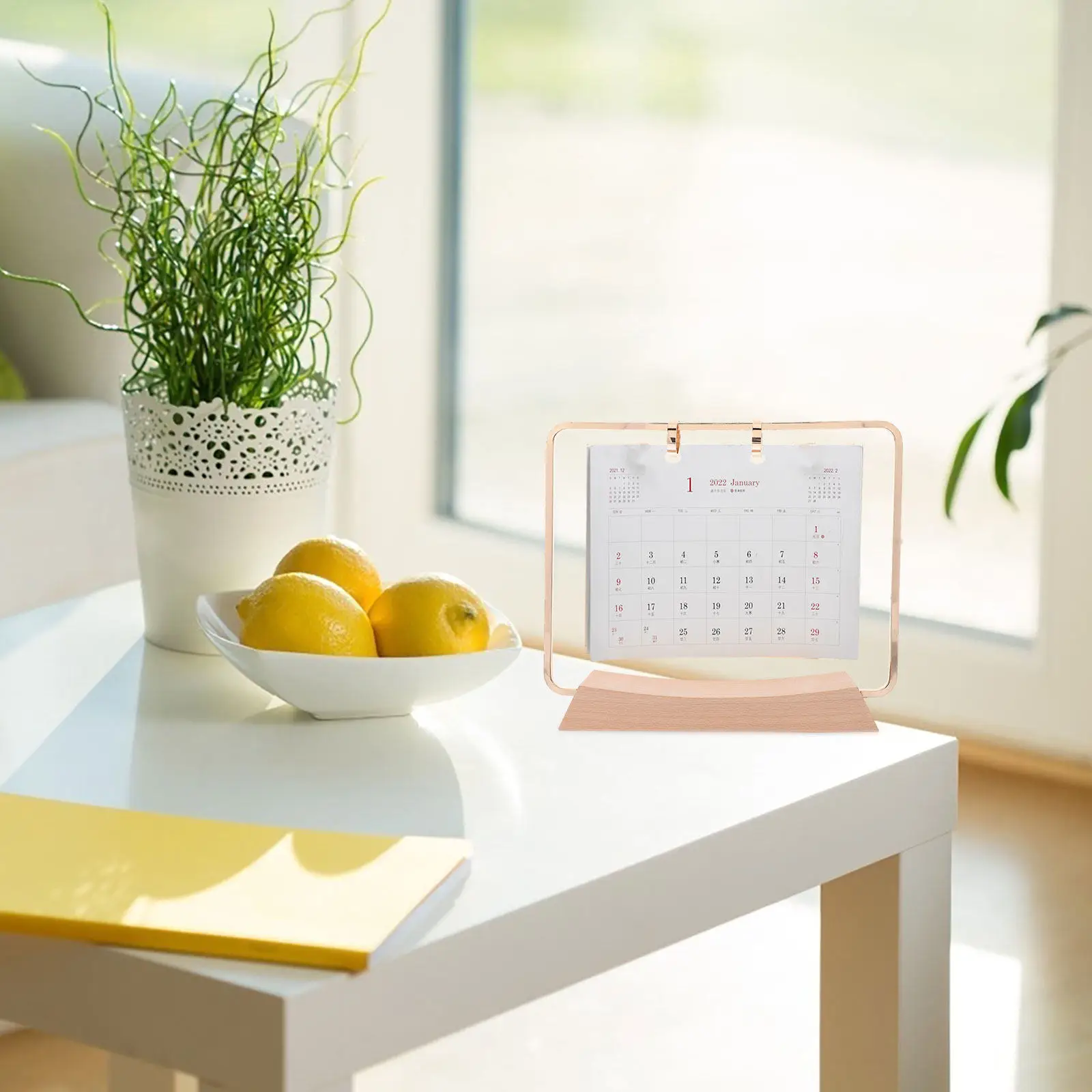 

Holder Office Desk Flip Bracket Office Flip Calendar Support Desk Accessories Calendar Rack Home Desktop Bracket